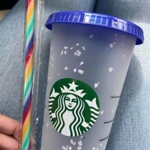 Starbucks confetti colour changing cups